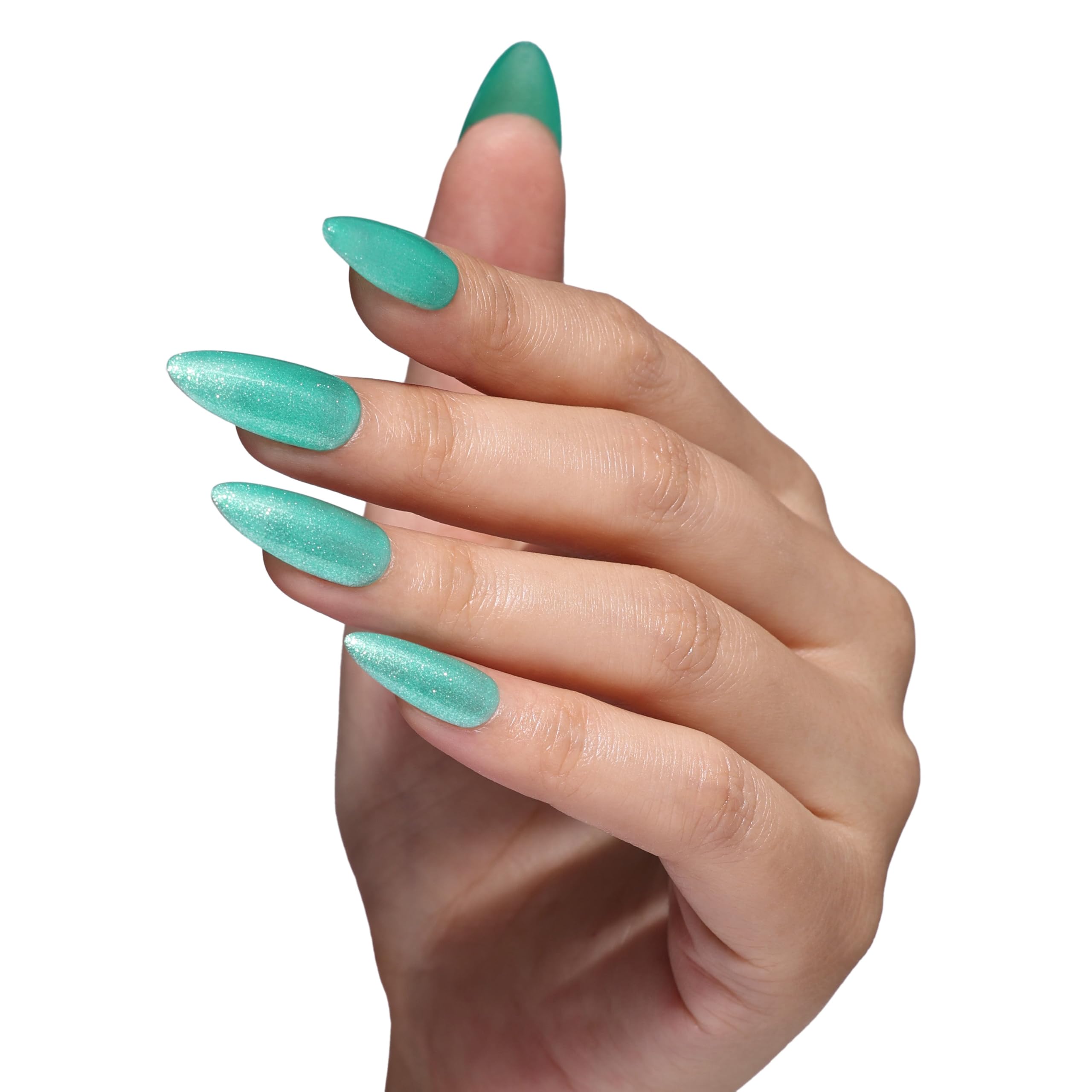 Bluesky Lakier Hybrydowy 10ml, Emerald Luster - EMG01, Green Lakier Żelowy do Manicure na 21 Dni, Profesjonalny, Salonowy i Domowy, Wymaga Utwardzenia pod Lampą LED UV