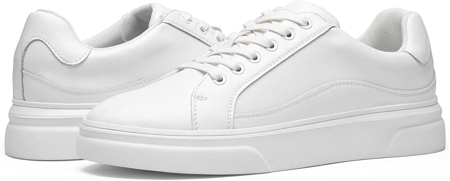 Vostey Men's Fashion Sneakers Classic Casual Shoes for Men Stylish Soft Mens Dress Sneakers - Image 4