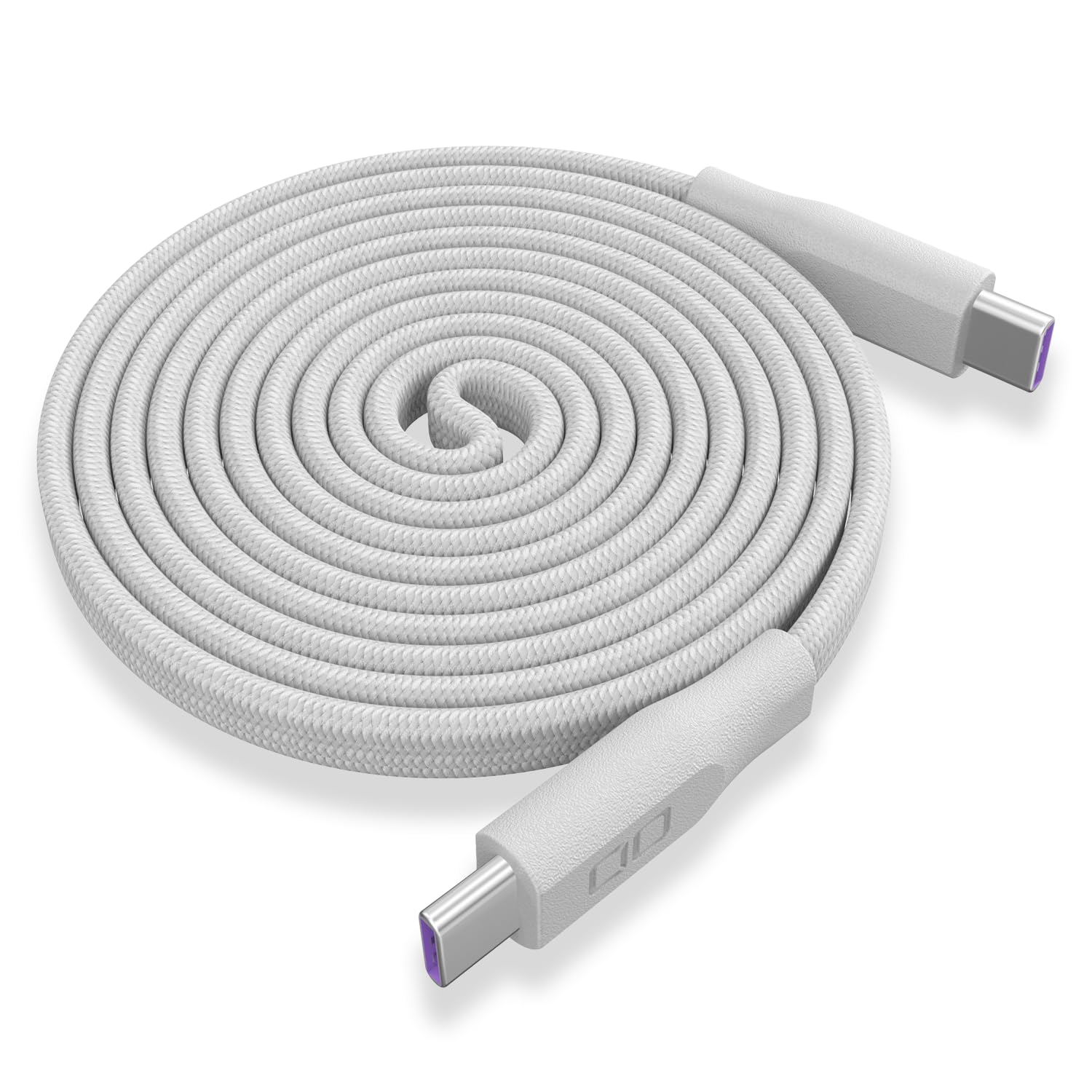 CIO フラットスパイラルケーブル CtoC (Type-C/USB-C) PD…