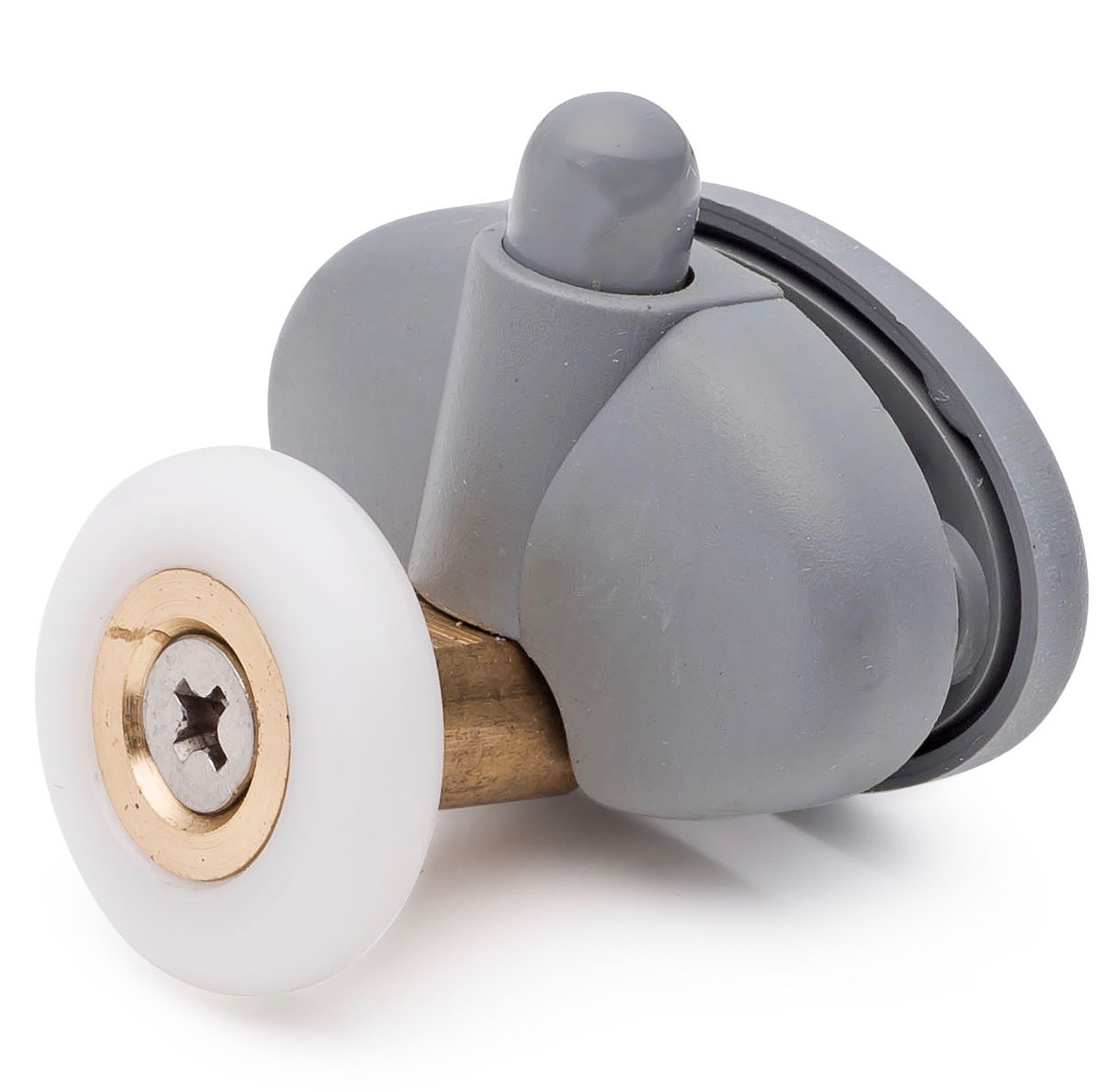 2 x Bottom Single Shower Door Rollers/Runners/Wheels 23mm in Diameter L056-1