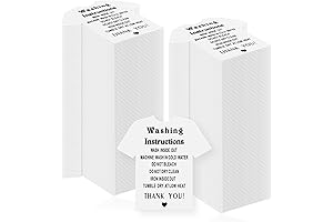 T-Shirt Business Starter Kit: Essential Washing Instructions Cards for Optimal Garment Care