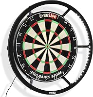 Sistem de iluminat LED 360° CyeeLife pentru ținte de darts cu vârf de oțel, negru 1
