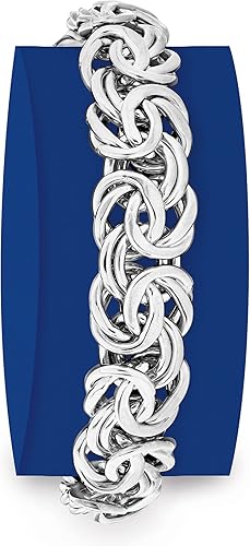 Miniatura 3 de Ross-Simons Italian Sterling Silver Large Byzantine Bracelet