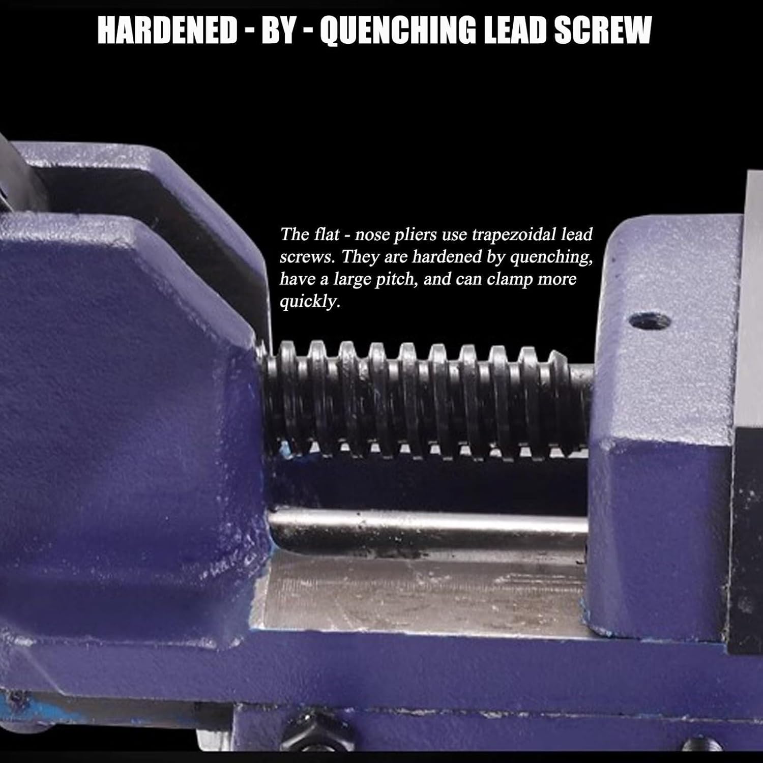 6 Inch Heavy Duty Bench Vise Double Rod Adjustment Mechanism Work with Locking Device Suitable for Metalworking Woodworking Home Garage Tools