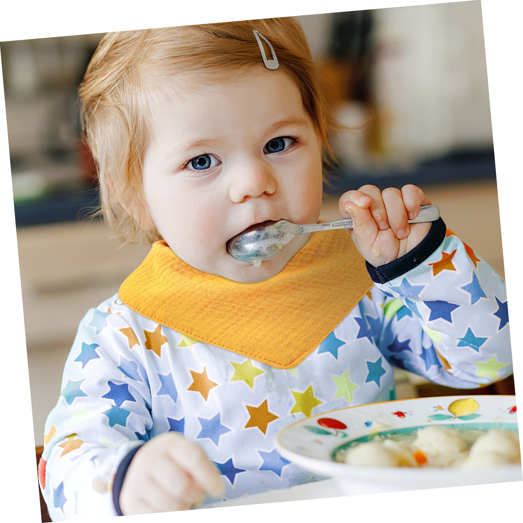 GALPADA 3 Set Bavaglini Per Neonati Bavaglini Per La Del Bambino Bandane Per Neonati Triangolari Set 6 Pezzi * 3