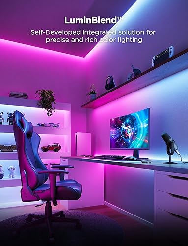 Miniatura 5 de Govee RGBIC - Tira de luz 2 Pro con materia, tira de luces LED inteligentes de 6.56 pies compatible con Alexa y Google Assistant, luces LED que