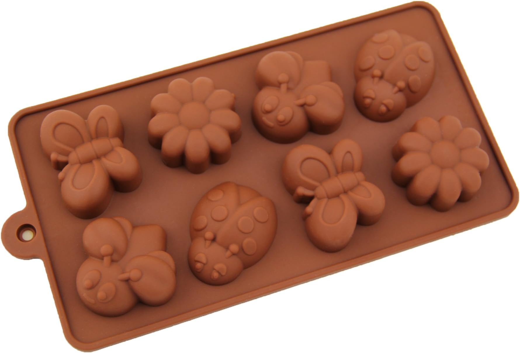 On The Journey - Flower Bee Butterfly Beetle Muffin Sweet Candy Jelly Ice Silicone Mould Mold Wedding Party Cake Baking Pan Tray Make