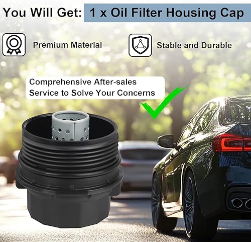 Miniatura 6 de Conjunto de tapa de carcasa de filtro de aceite 15620-37010 1562037010 para 2009-2016 To-yota Co-rolla Matr-ix Pr-ius 2011-2016 Lexus CT200h S-cion