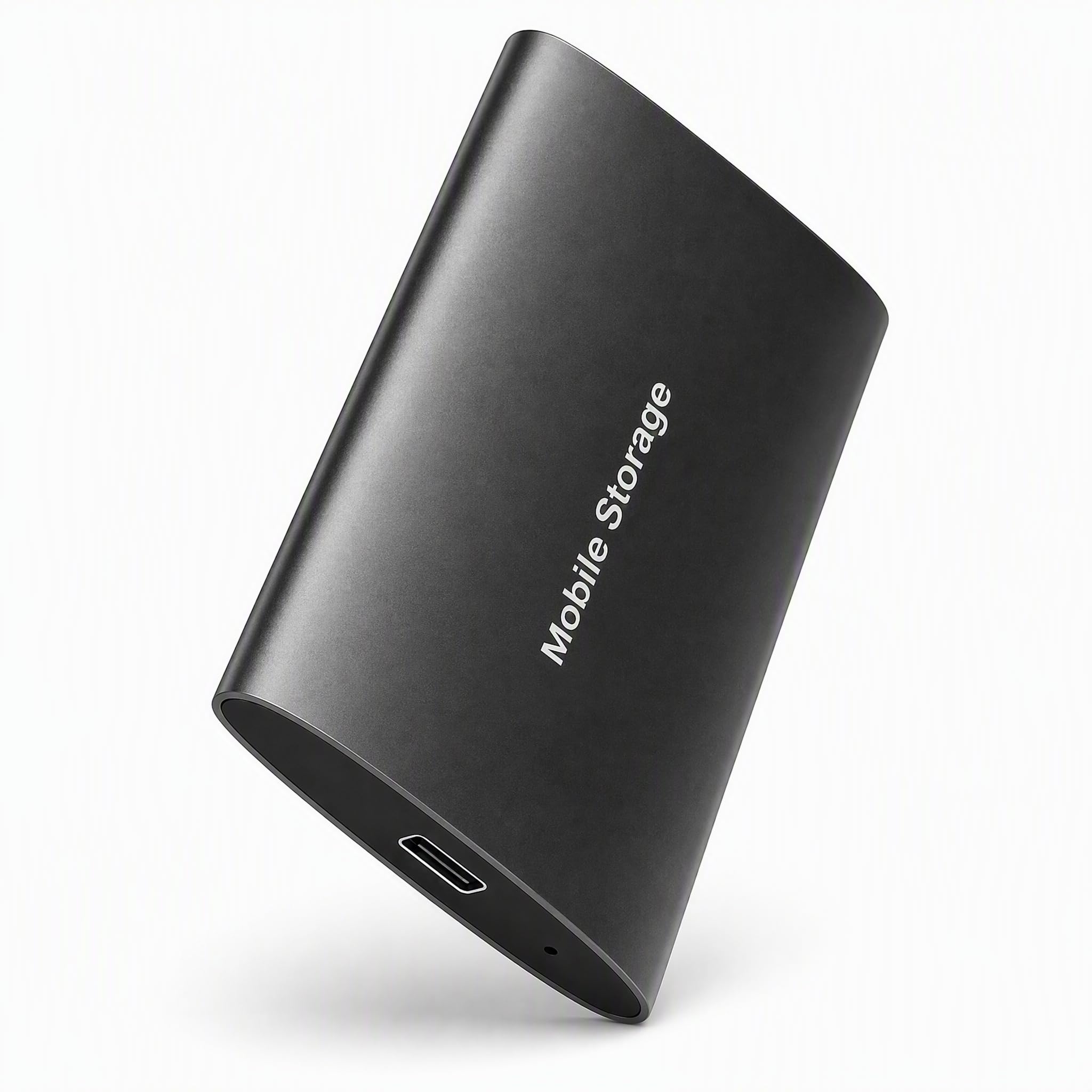 Sperric Disque Dur Externe Portable 2To USB SATA Ultra Fin Tout-Aluminium Stockage pour PC, Mac, Laptop, Ordinateur de Bureau, Ordinateur Portable, Windows (Noir)