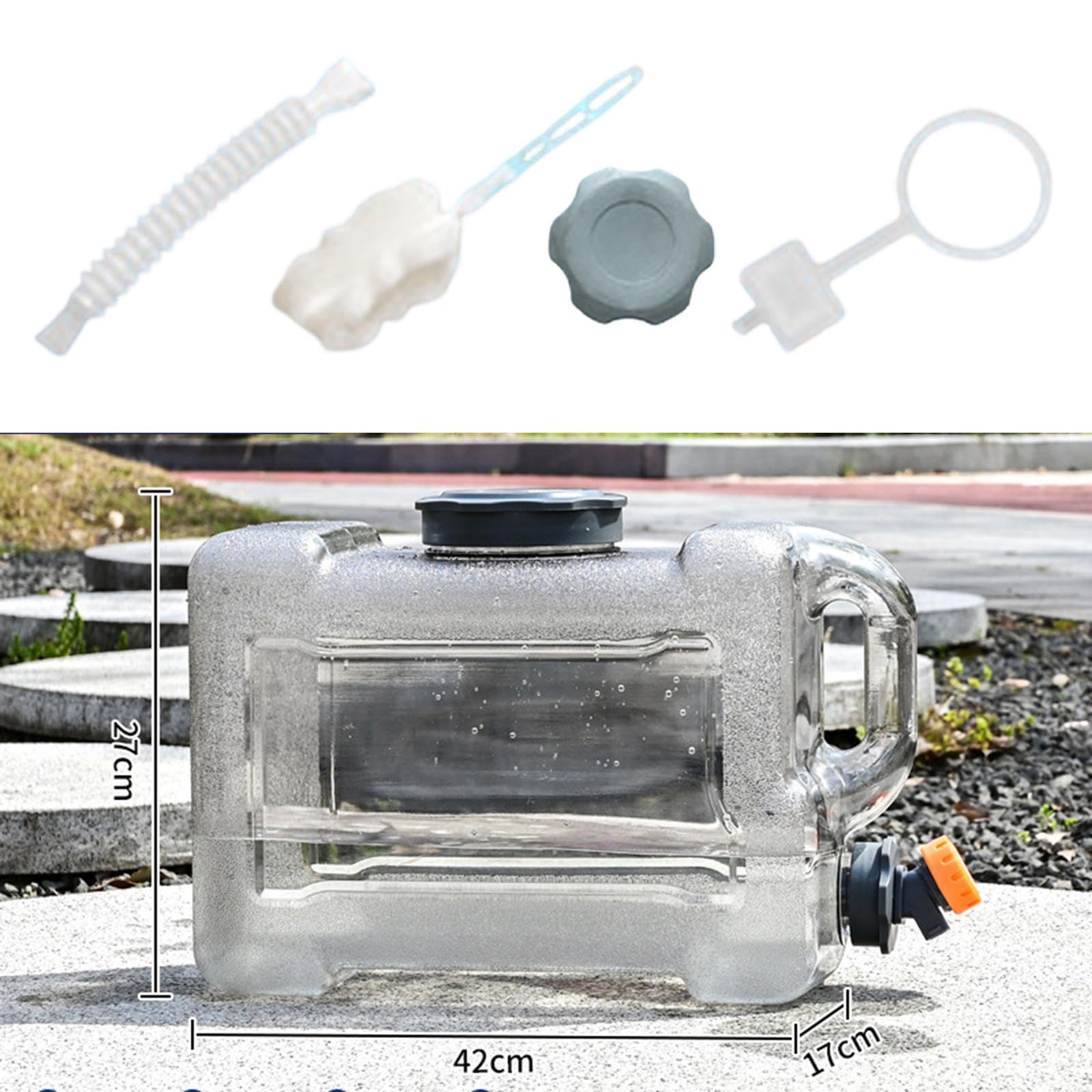 Jarra de Agua Portátil para Camping, Depósito de Agua con Extensión, Cubo para Coche