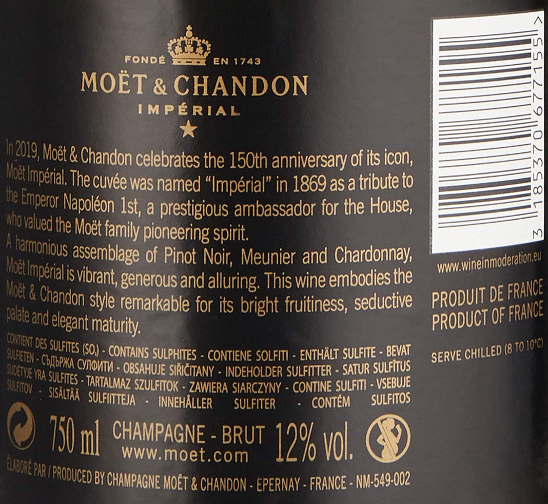 Moët & Chandon Champagne IMPÉRIAL Brut 150 Years Anniversary Edition (1 x 0.75 l)