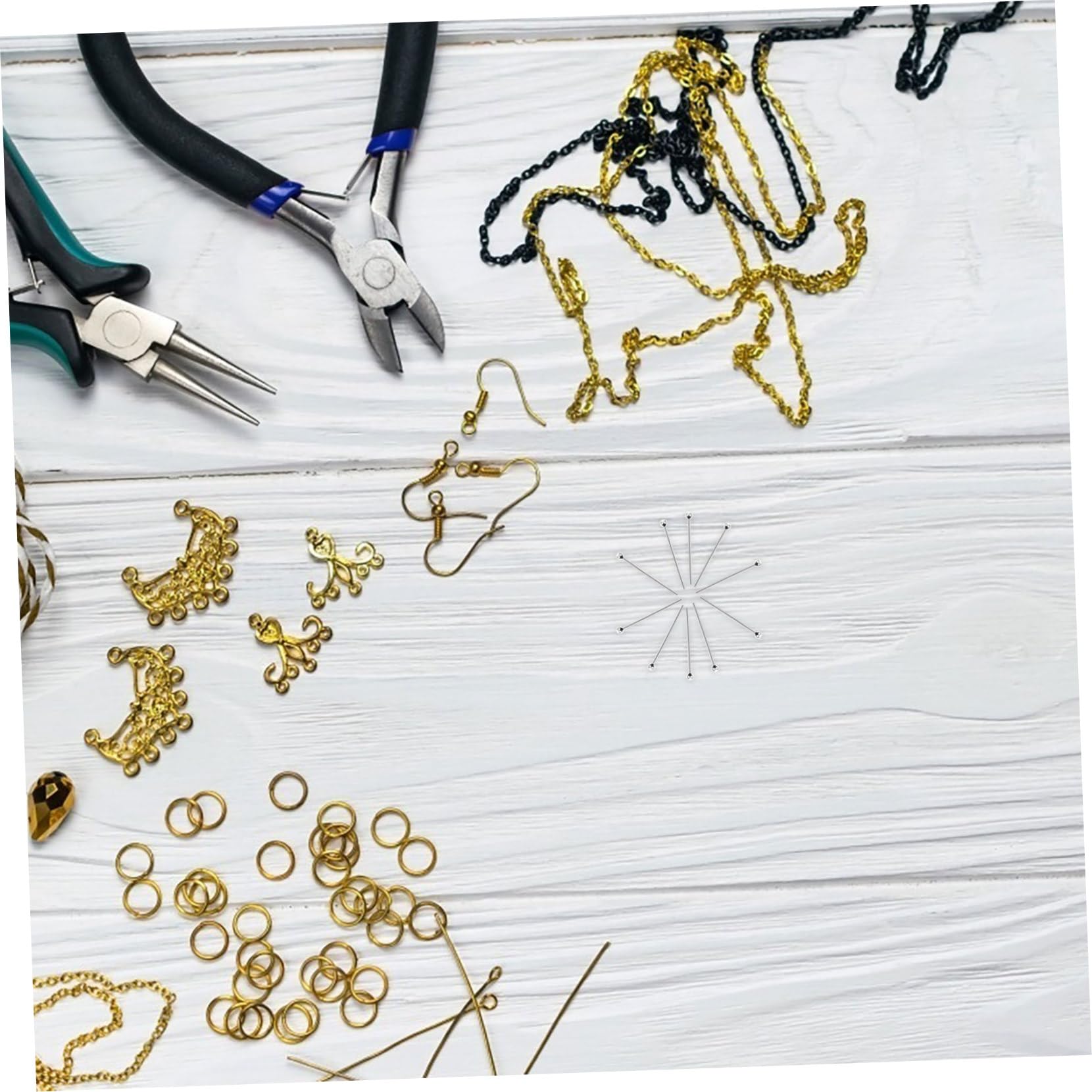 ARTIBETTER DIY Jewelry Accessories 10 Pack Pins Head Pins for Earring Making Jewelry Findings for Necklace Bracelet