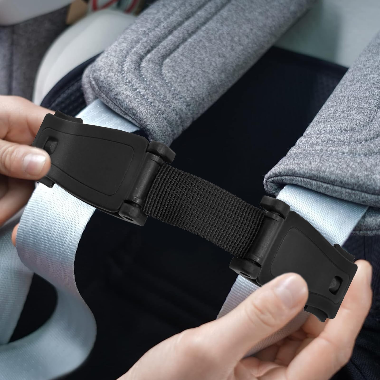 2 Fibbie Sicurezza Per Seggiolino Auto Bambino - Anti Apertura - Foto 6