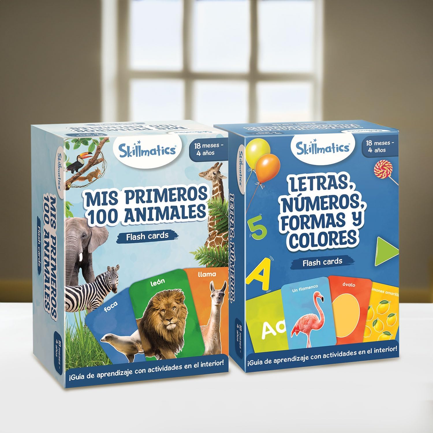 LUDILO - Pack 2 Flashcards | Spanish Autism Pictograms | Educational Games | Alphabet for Children | Ages 18 Months+