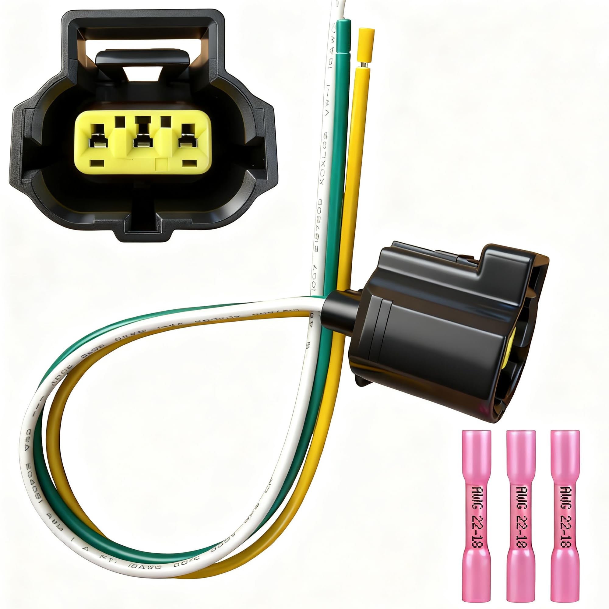 Automotive Wiring Harness Connector,3U2Z14S411YLA/5019923AA, for Back-up Light Switch/Barometric Pressure Sensor/Crankshaft Sensor/MAP Sensor/Neutral Safety Switch