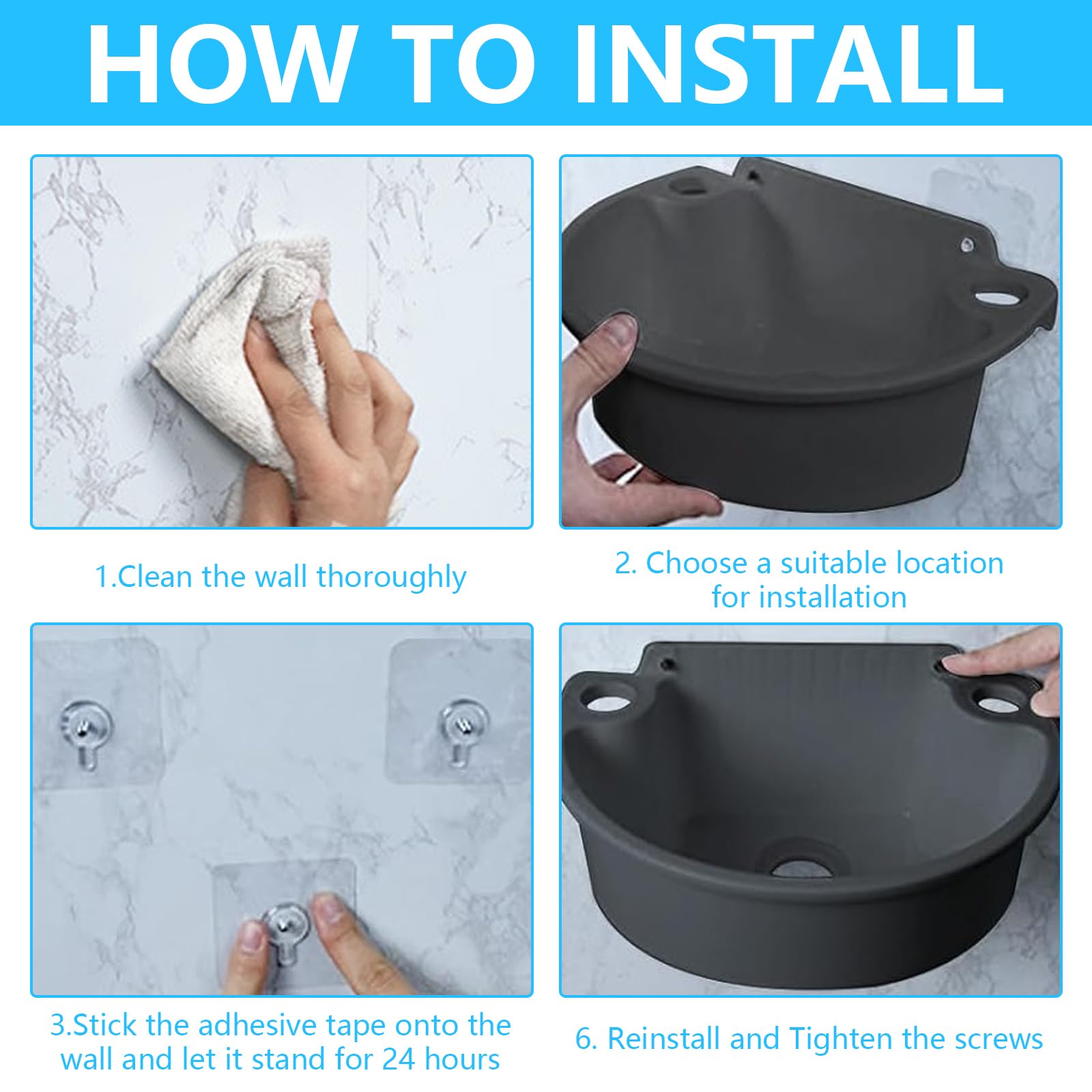 Fregadero De PláStico, Fregadero De Camping De Pared Con DesagüE De 75 Cm Lavabo Semicircular Gris Para Aseo De Invitados BañO Camping JardíN SóTano Obra 31 X 21 X 10,5 Cm
