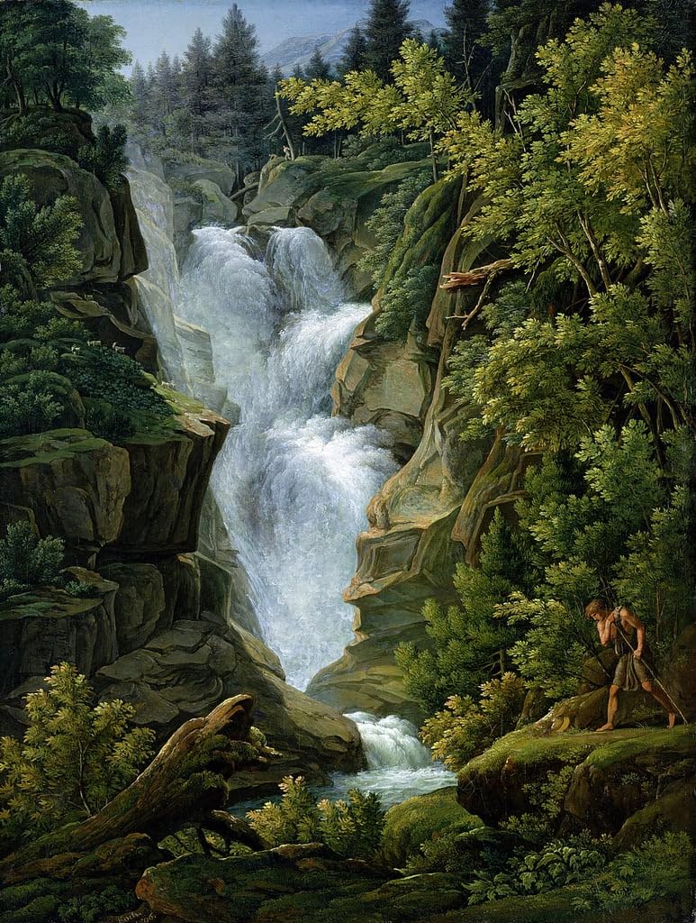 Cuadro de lienzo de la Cascada de Berna para tapar imperfecciones pintura decorativa 60x90 5