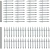 200 Pcs Double-Head Skirting Nails for Secure Wood, Plaster & Wall Fixtures – Strong & Durable Fasteners for DIY Projects
