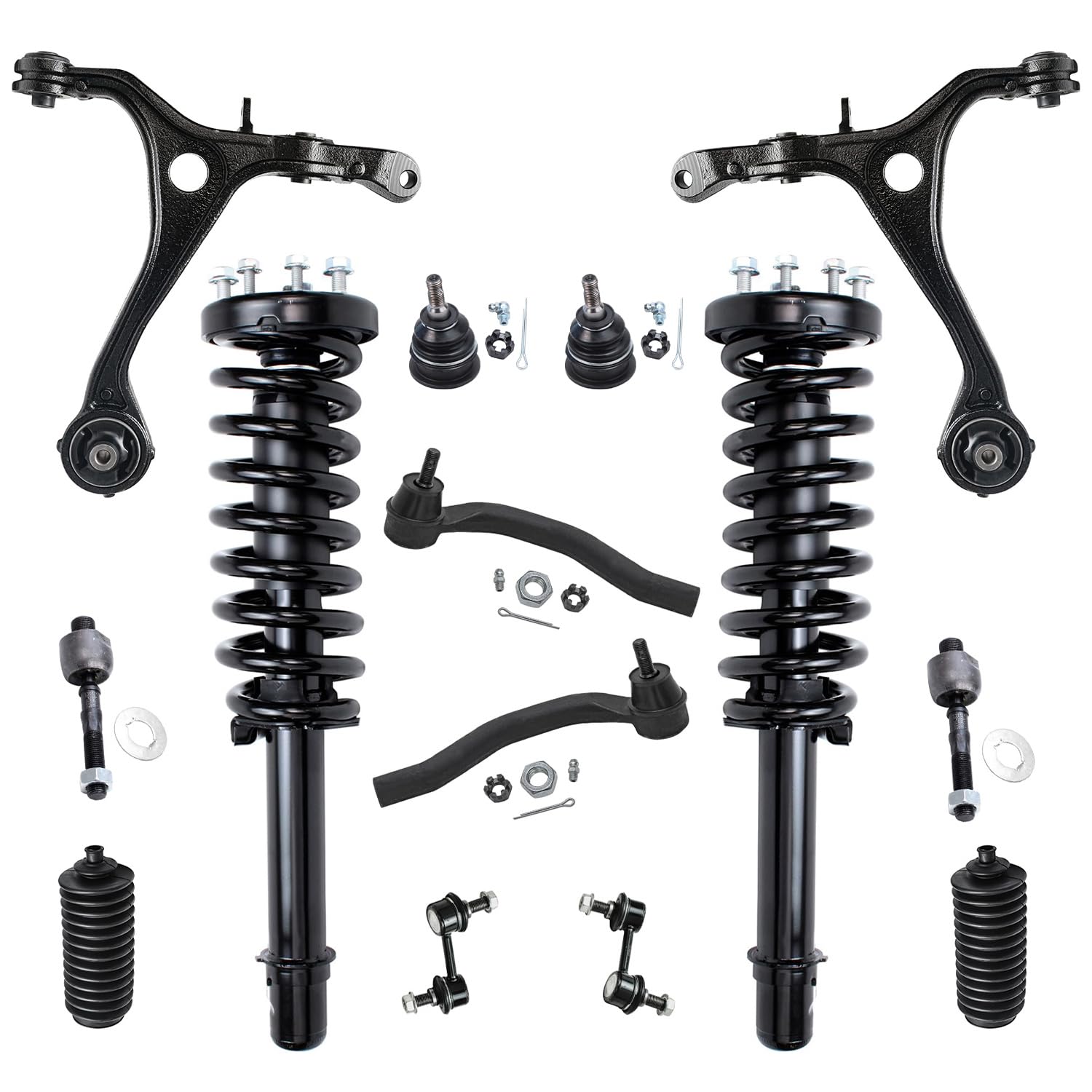 Detroit Axle - 2.4L Front End Suspension Kit for 2003-2007 Honda Accord