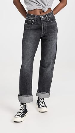 AGOLDE Women's Fran Low Hung Straight Jeans