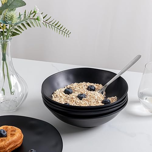 Miniatura 5 de Juego de vajilla de melamina para el día de San Valentín, apto para lavavajillas, 18 piezas, platos y tazones, color rosa, para exteriores, servicio