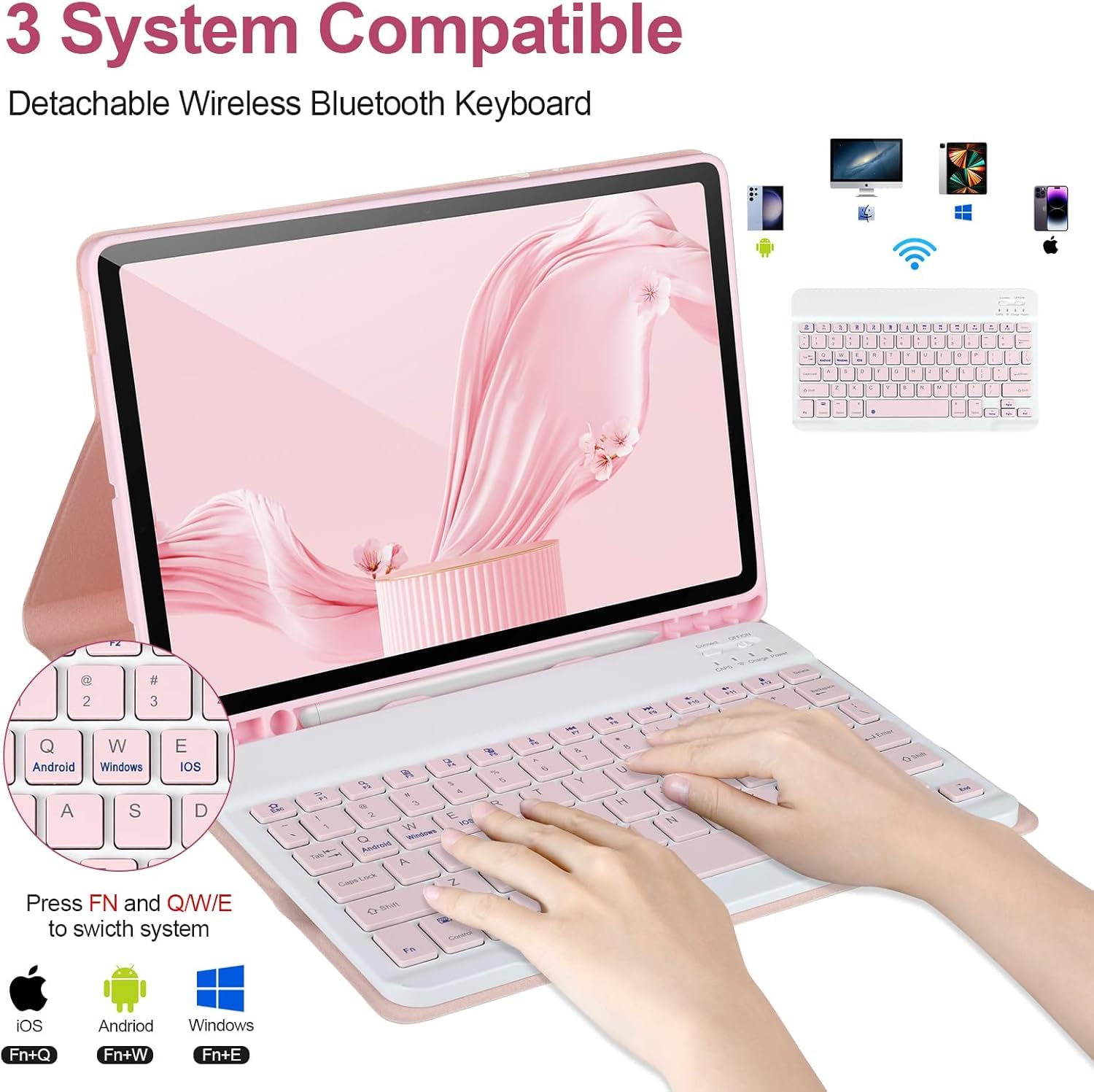 Amazon.co.jp: Galaxy Tab S9 FE/Tab S9キーボード ケース S