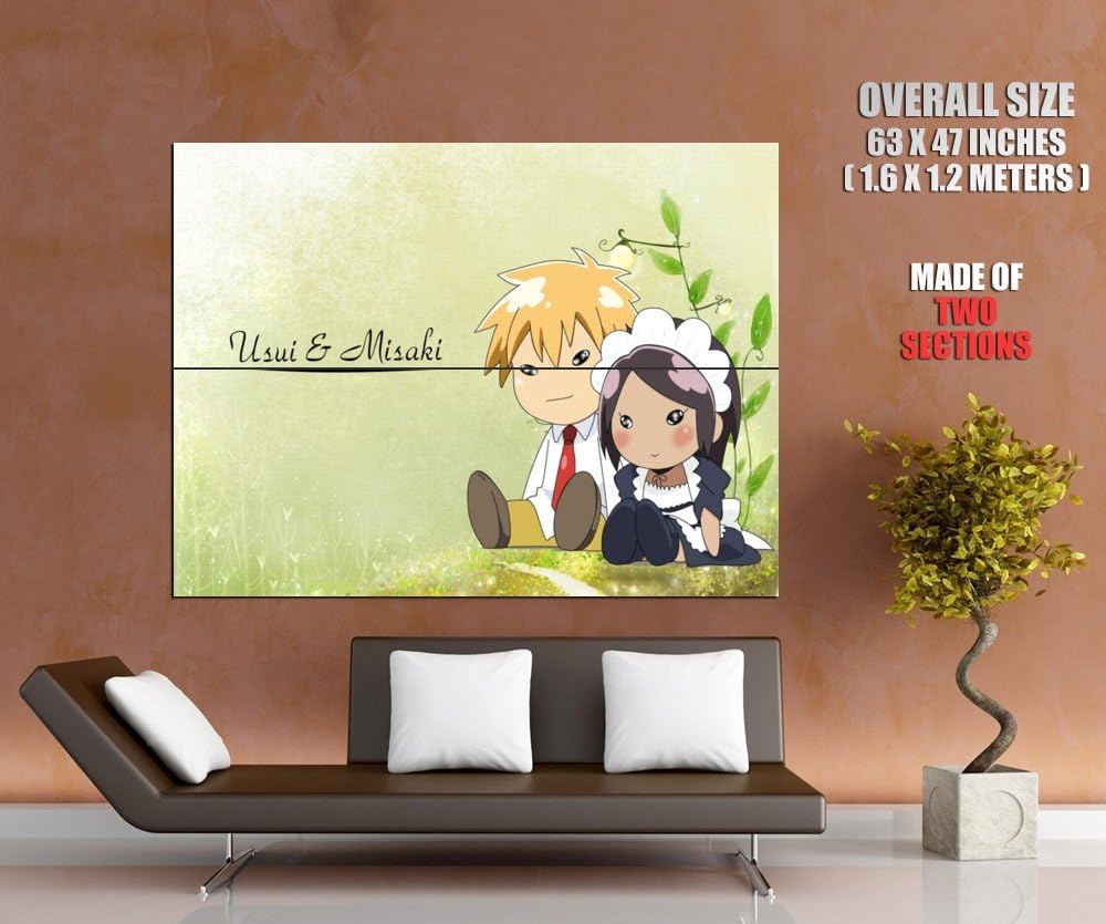MariposaPrints ZV2205 Kaichou Wa Maid-Sama Misaki Takumi Painting Funny Cute Anime Manga Art Huge Giant Wall Print Poster