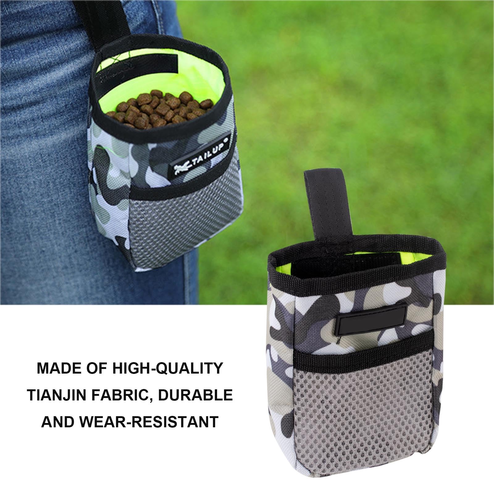 2 Pezzi Borse Snack Per Cani - Portatile Con Moschettone | Per Addestramento E Passeggiate - Foto 7