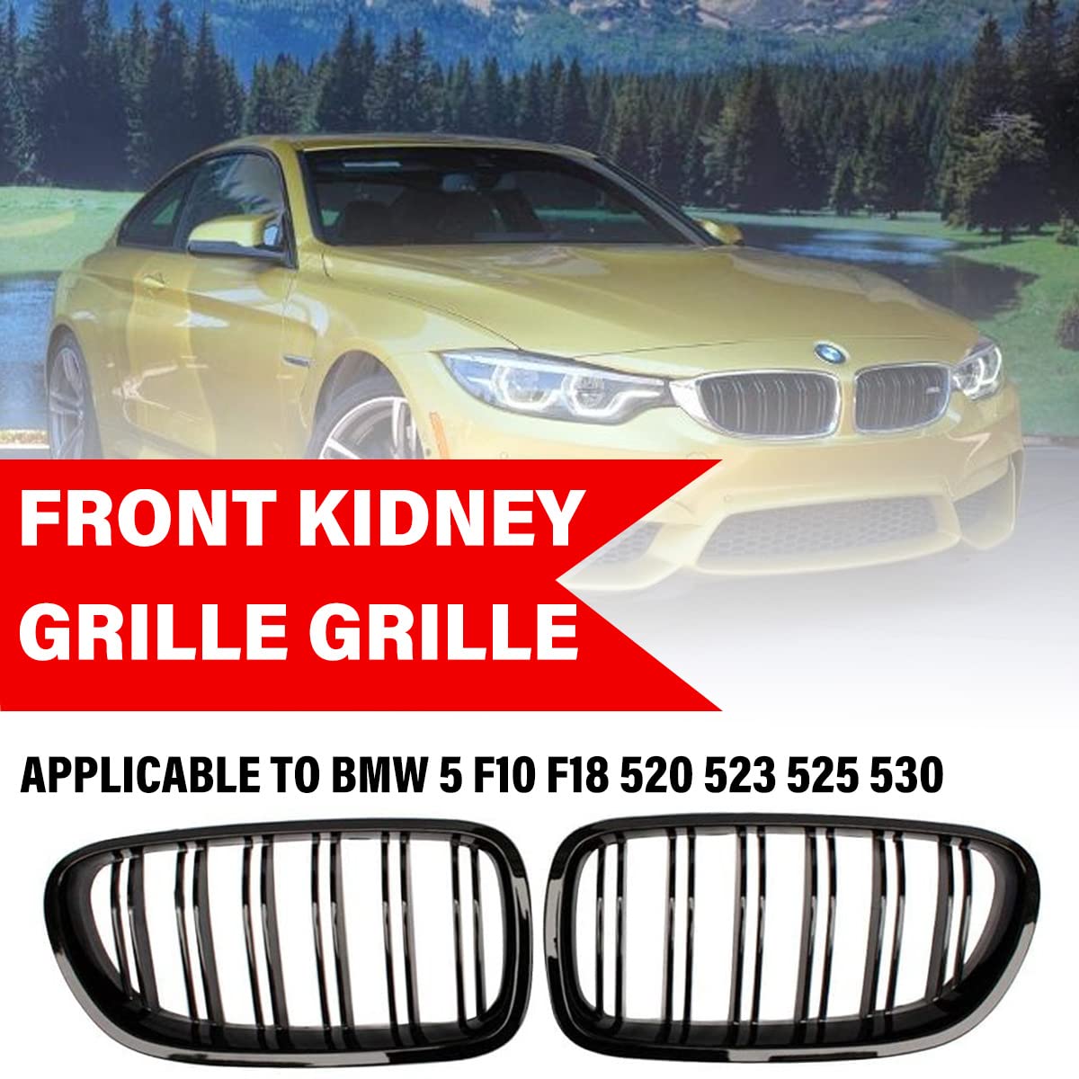 Grilles De Calandres "Urban" Pour BMW Série 1 F20 F21 Phase 1 (LCI) PHASE 2