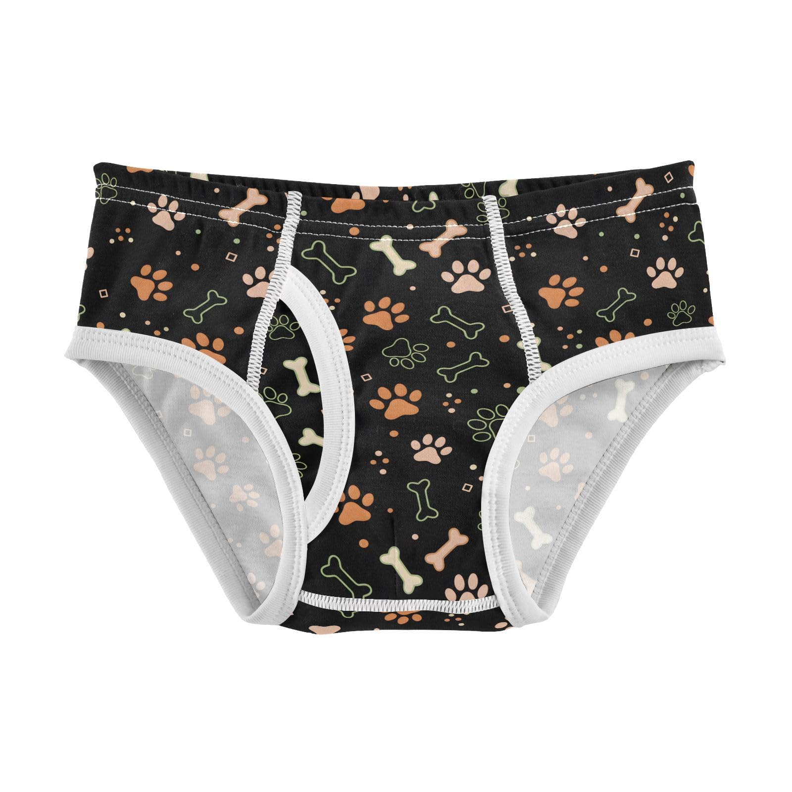Boys Exclusive Briefs Toddler Underwear 95 Combed Cotton Boxerbriefs 2T Dog Footprint Bone