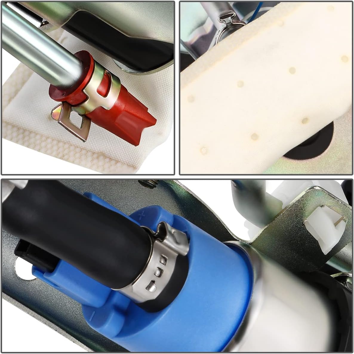 J2 Engineering Electric Fuel Pump Module Assembly Compatible with 97 F150 Replace E2221S, J2-FPM-0024