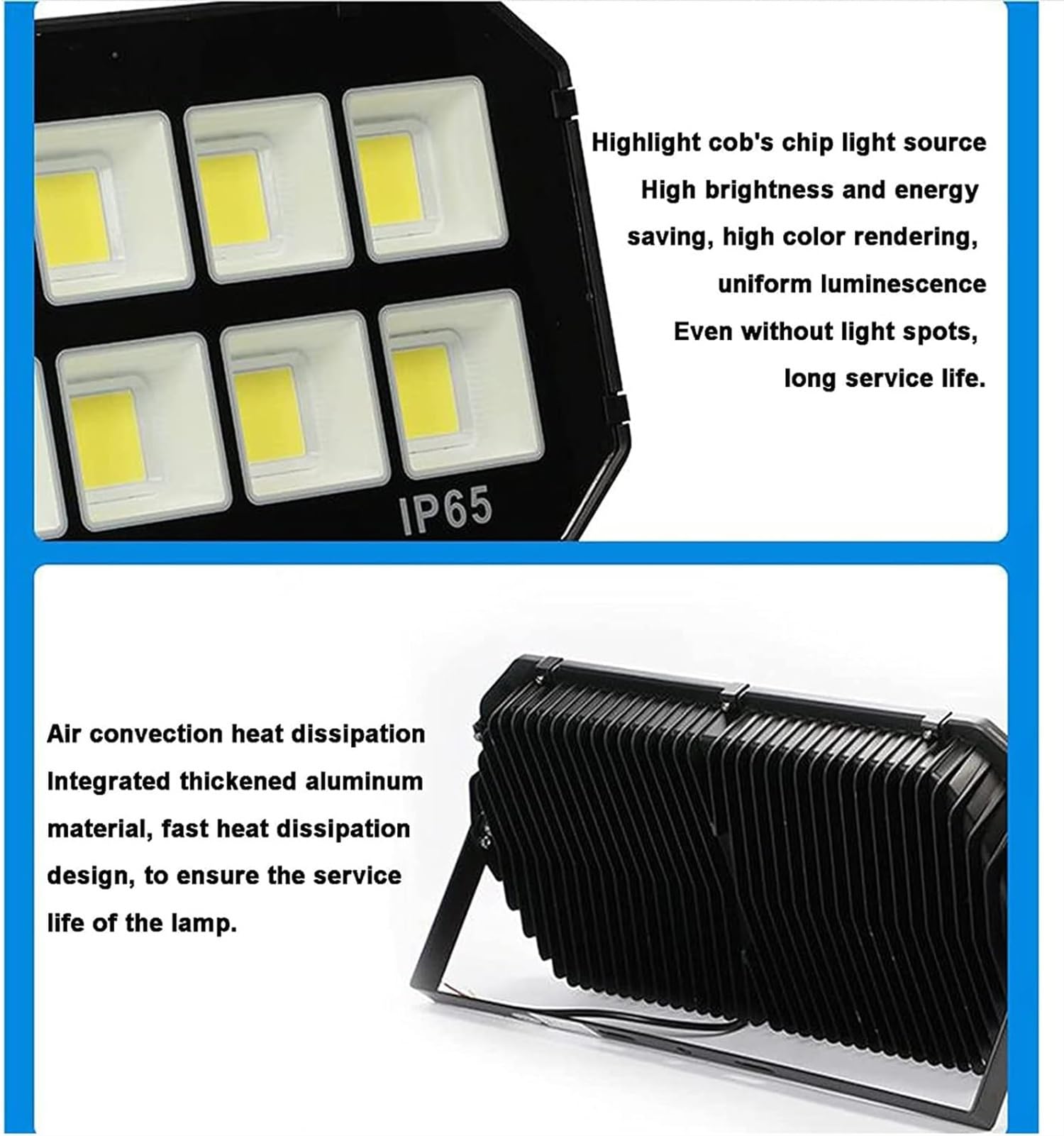 zewnętrzna lampa solarna, Reflektor LED, reflektor Super jasny(50W)