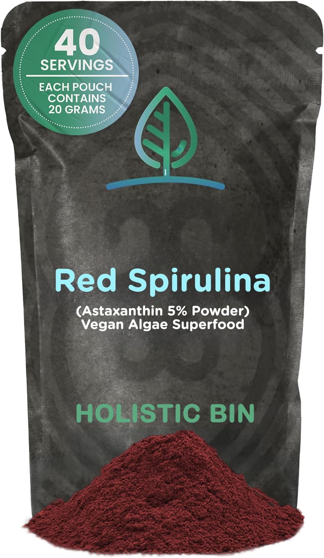 Holistic Bin Red Spirulina Powder