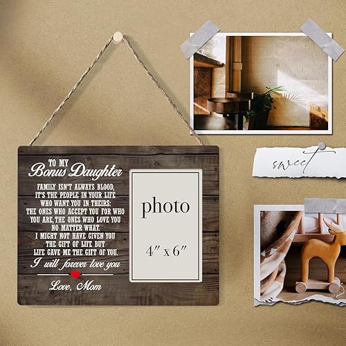 Miniatura 4 de Nurawo Regalos adicionales para hija de parte de mamá, regalos para hija adicional, regalos para hijastra de madrastra, el mejor regalo para hija,