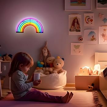 Amazon.co.jp: XIYUNTE レインボーネオンライト、寝室用LED