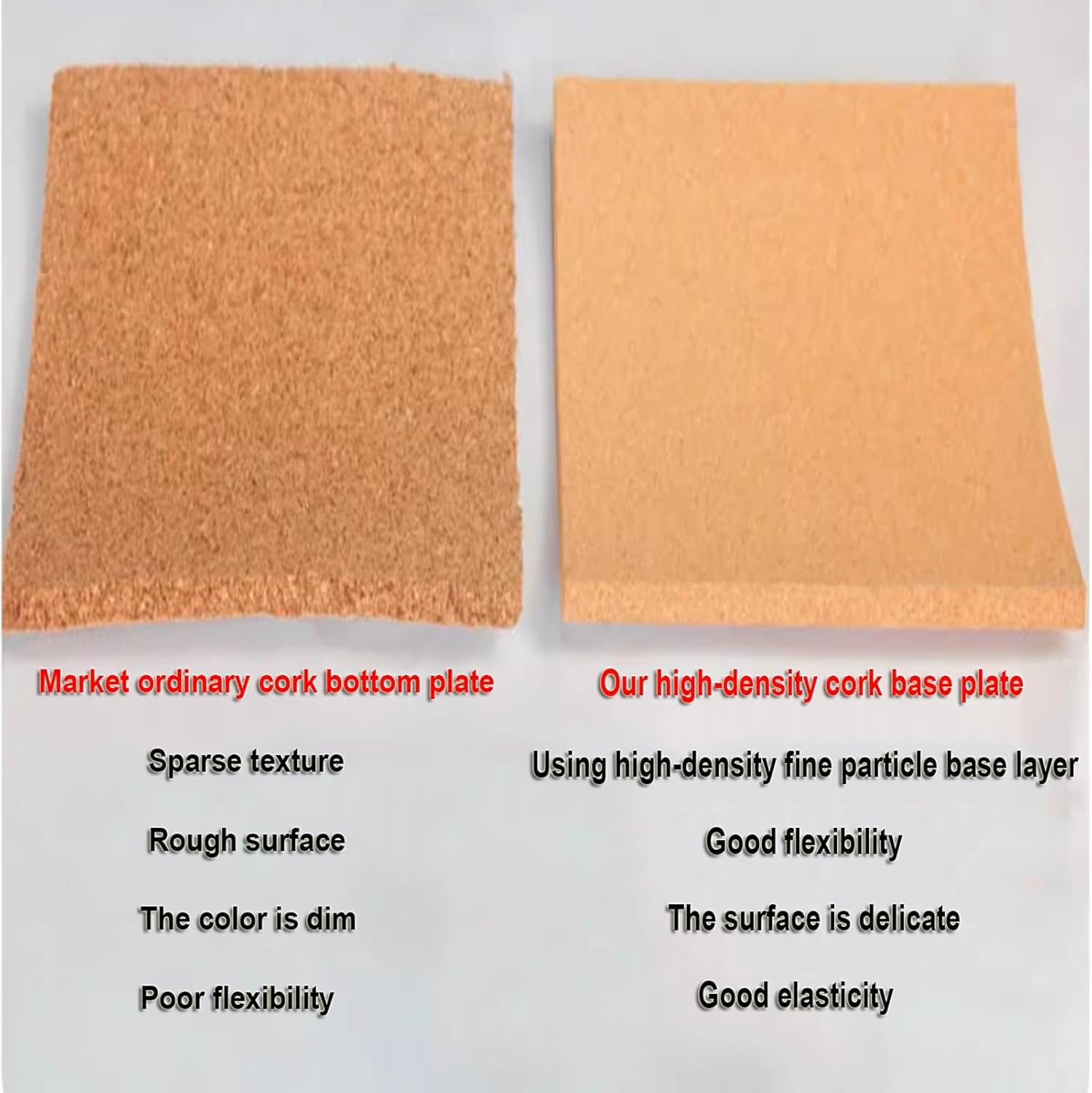 Cork Roll Naturally Cork Roll 8mm Thick, Durable Cork Underlayment Not Easy to Fall Off, for Drawer Linings Home Classroom (Color : 8mm, Size : 1.22x5.74m/4x18.83ft)