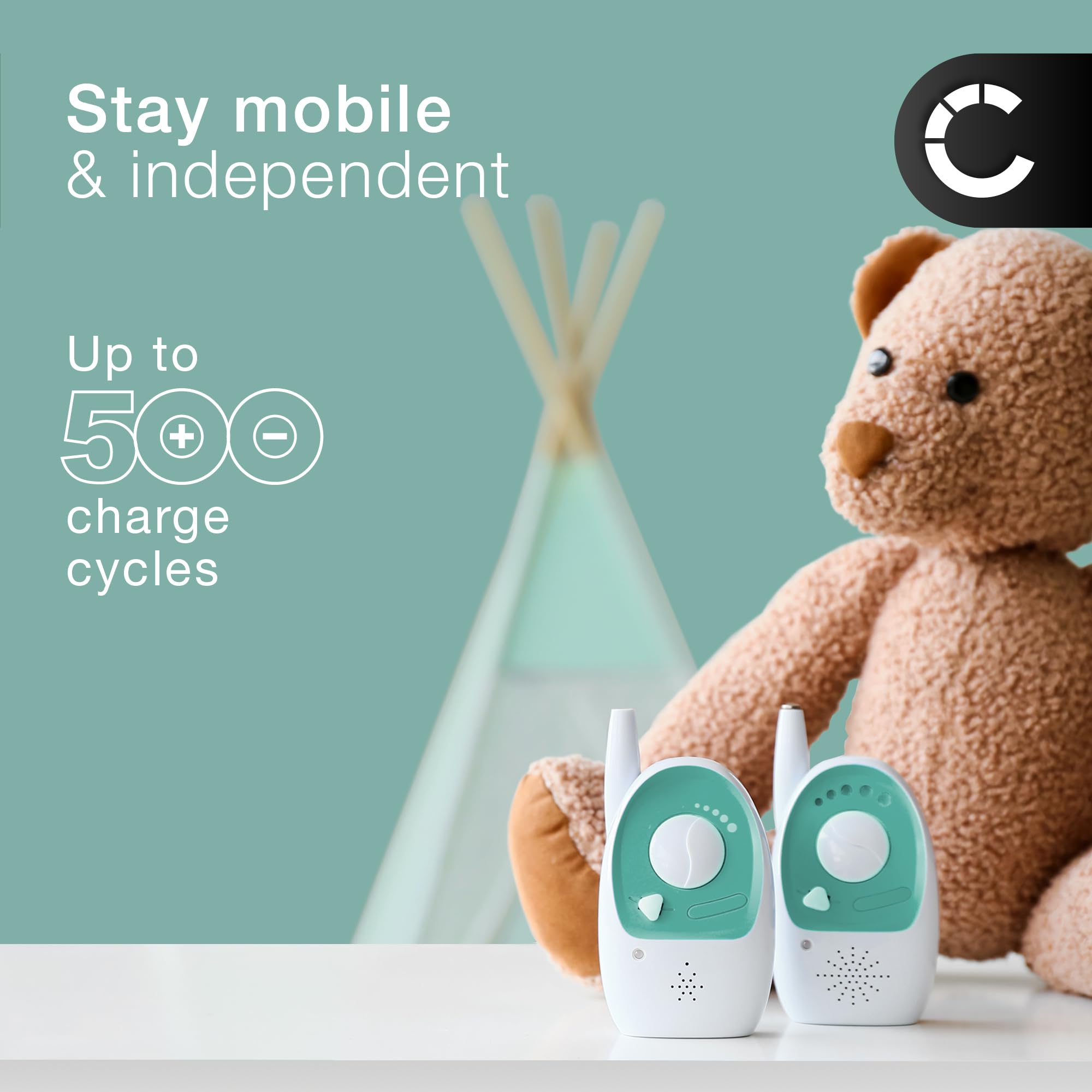 CELLONIC 1x Batería para Babyphone Compatible con Philips Avent SCD843, Avent SCD630, Avent SCD620, 1S1PBL1865-2.6 - (2600mAh, 3.7V)