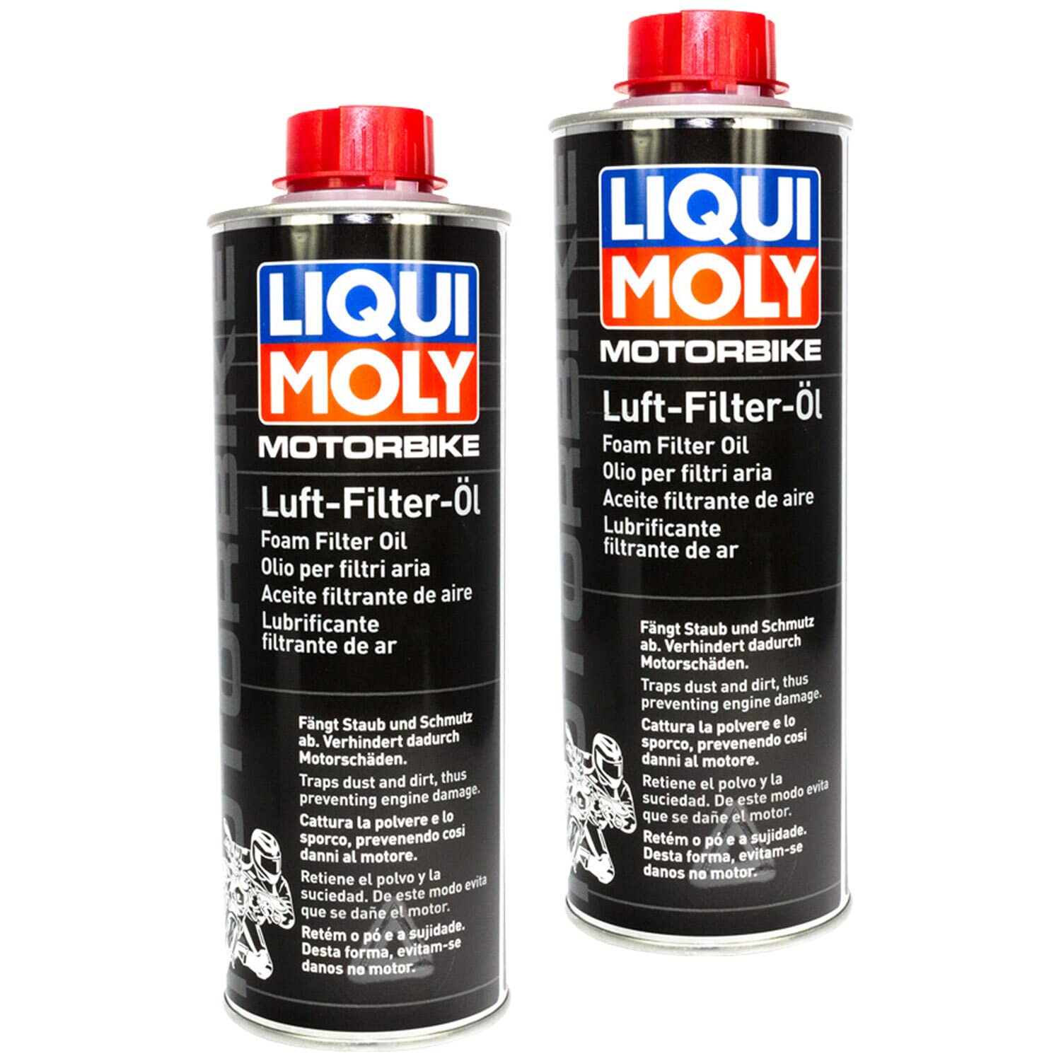 Motorbike Luftfilteröl Luft Filter Öl LIQUI MOLY 2 X 500 ml
