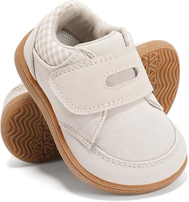 STQ KIDS Toddler Wide Toe Box Barefoot Shoes Baby Boys Girls Sneaker Infant Non-Slip Lightweight Comfortable First Walking Tennis Outdoor Activities
