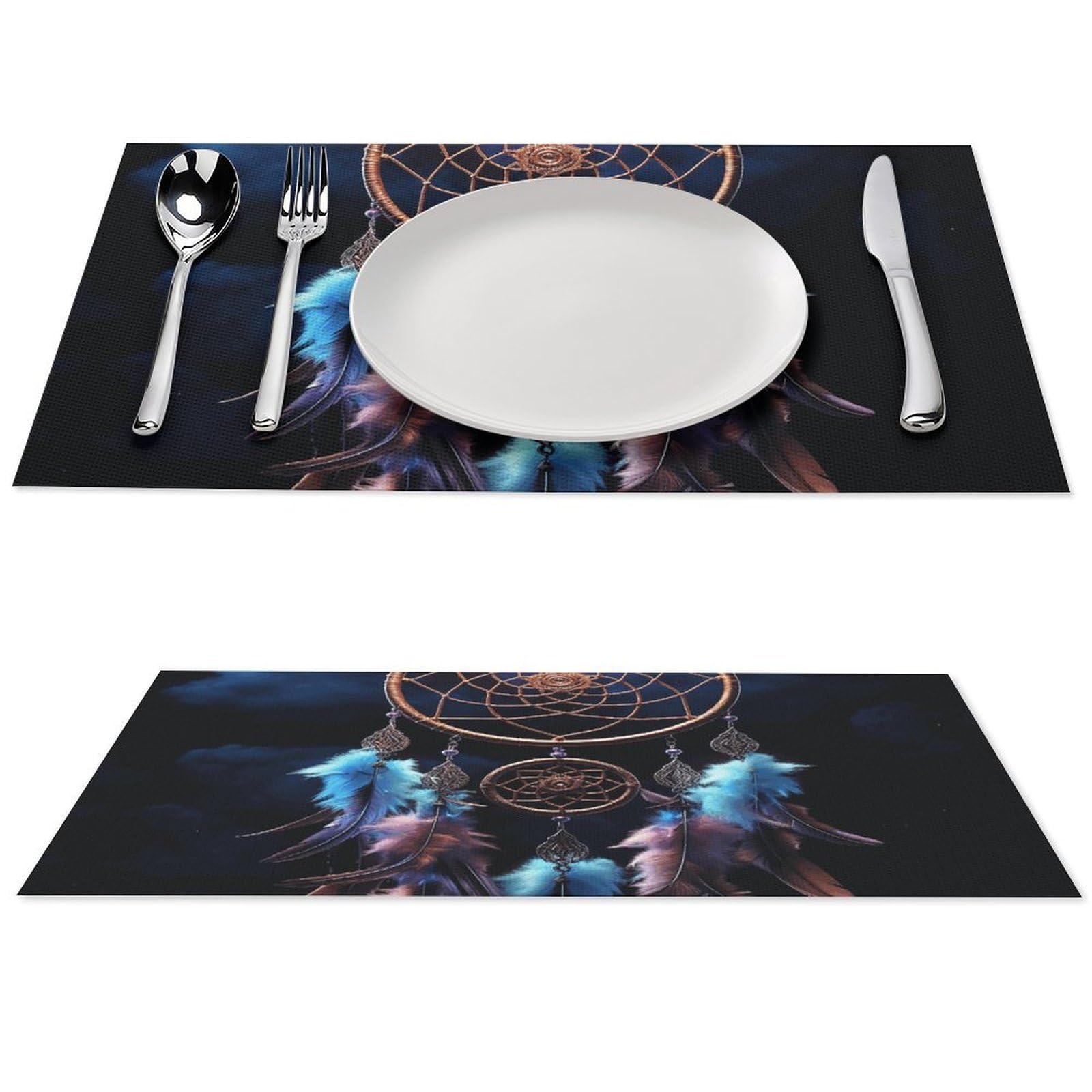 Set de table attrape-rêves lavable en PVC fini la corvée de machine