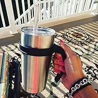 Vista 6 de ZYTC Manija para vaso térmico de 30 oz para Yeti, Ozark Trail, Sic Magnum de acero de 30 oz, paquete de 2, negro