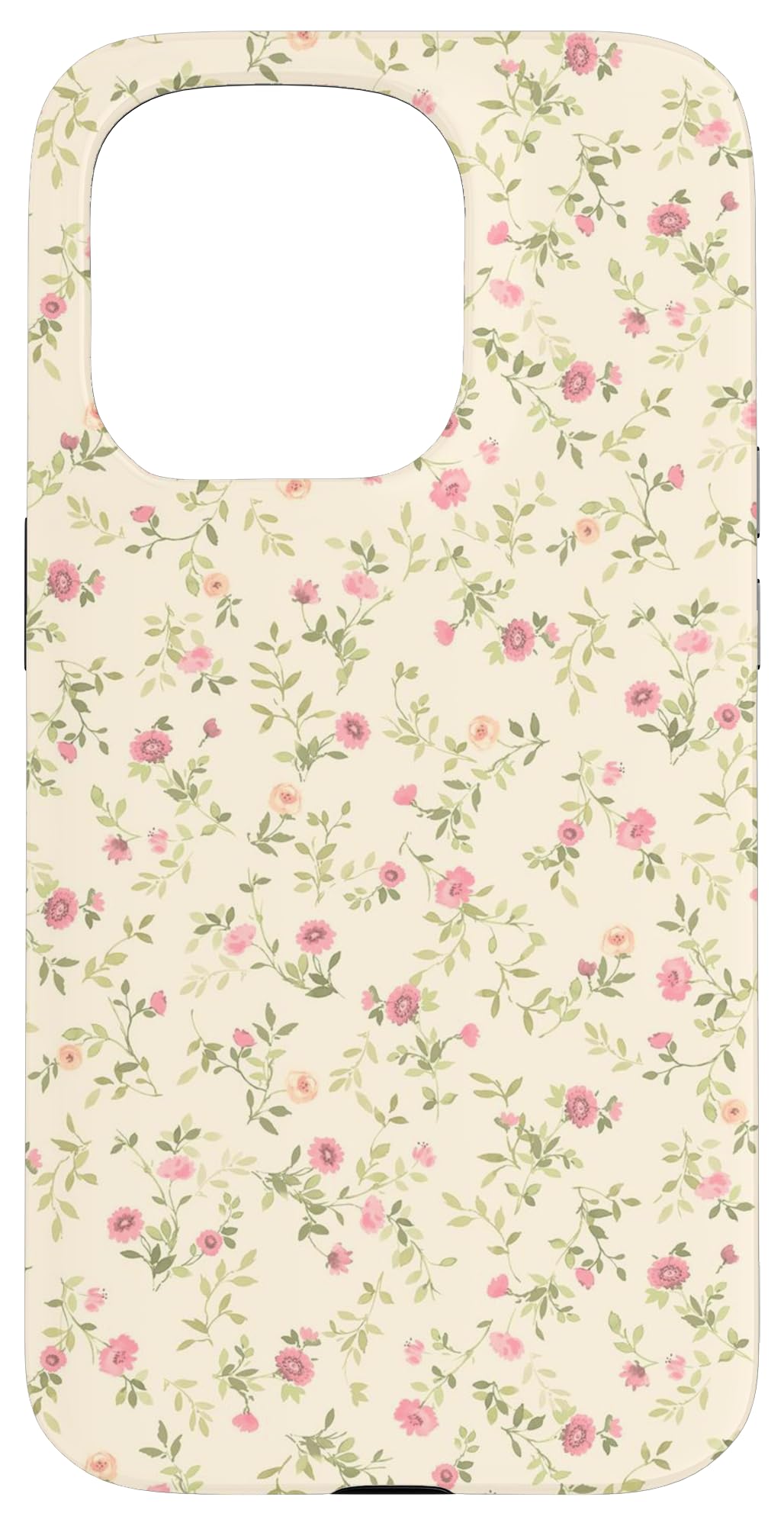 Cute Dainty Wild Flowers Floral Vintage Flowers Coquette Case for iPhone 15 Pro