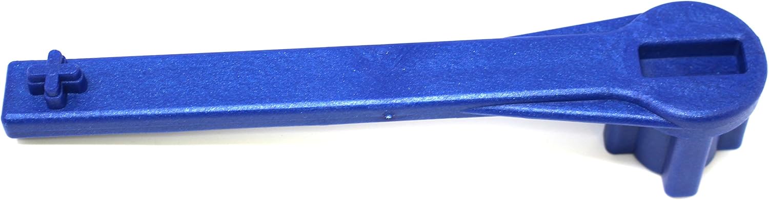 JSP Manufacturing Gas and Bung Wrench Non Sparking Solid Drum Bung Nut Wrench (BLUE) (10)