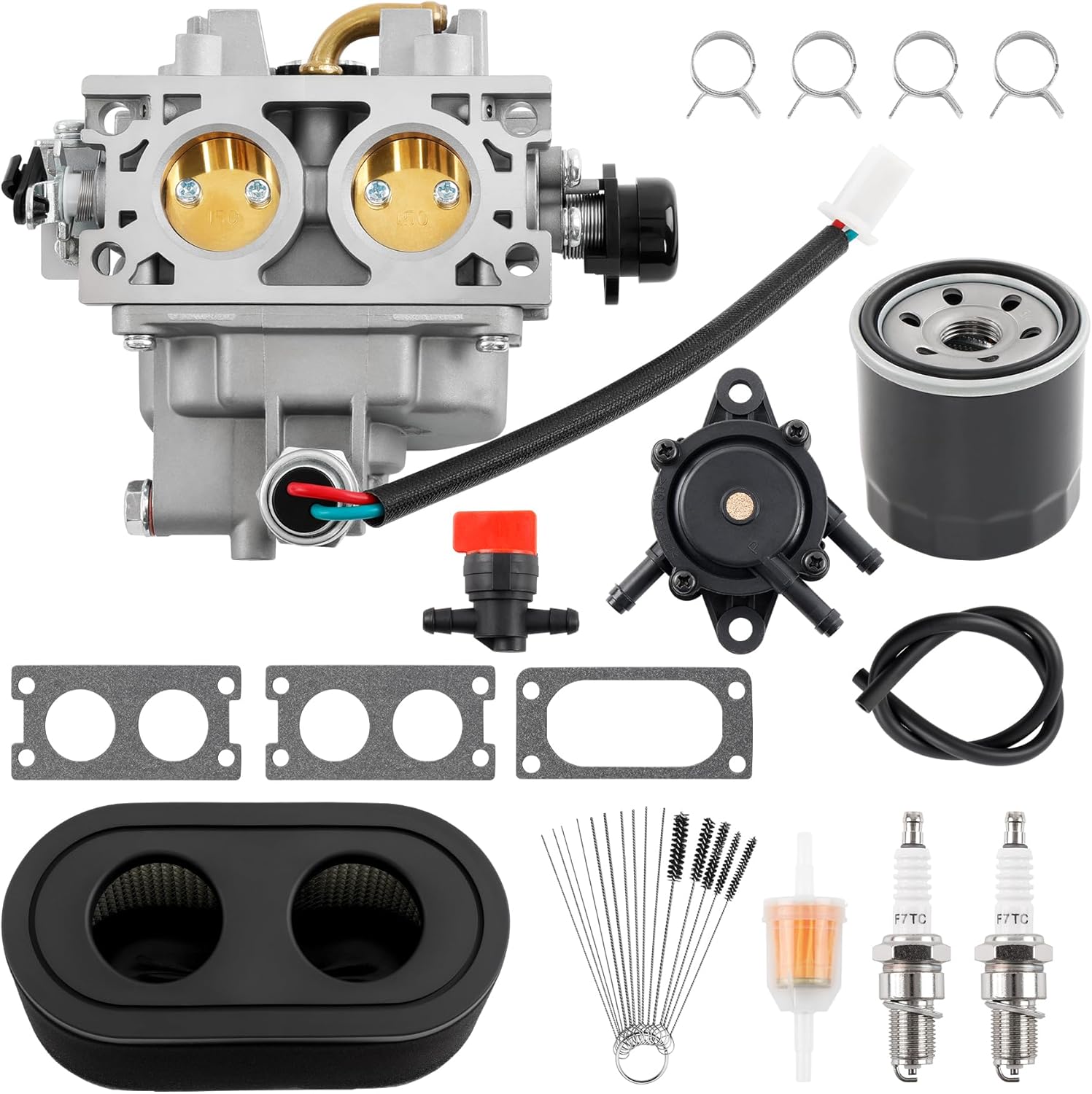 Carburetor Compatible with Exmark Quest E-Series S-Series & Toro TimeCutter ZTR 6000 MX4250 MX4275 MX5050 MX5475 ZS5000 MyRide 54" 60", Replaces 136-7840 127-9289 136-7842, with Fuel Pump