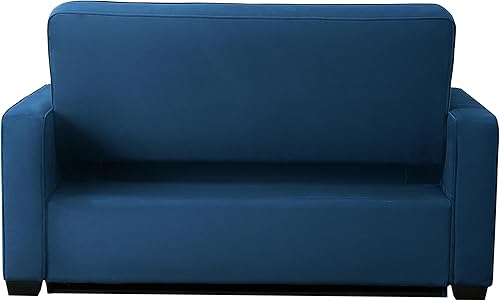 Miniatura 73 de Serta Ainsley Sofá biplaza con cama extraíble de microfibra Java Full Java,Carbón vegetal,Gris claro,Ostra,Azul marino