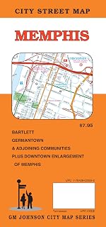 Memphis, Tennessee Street Map