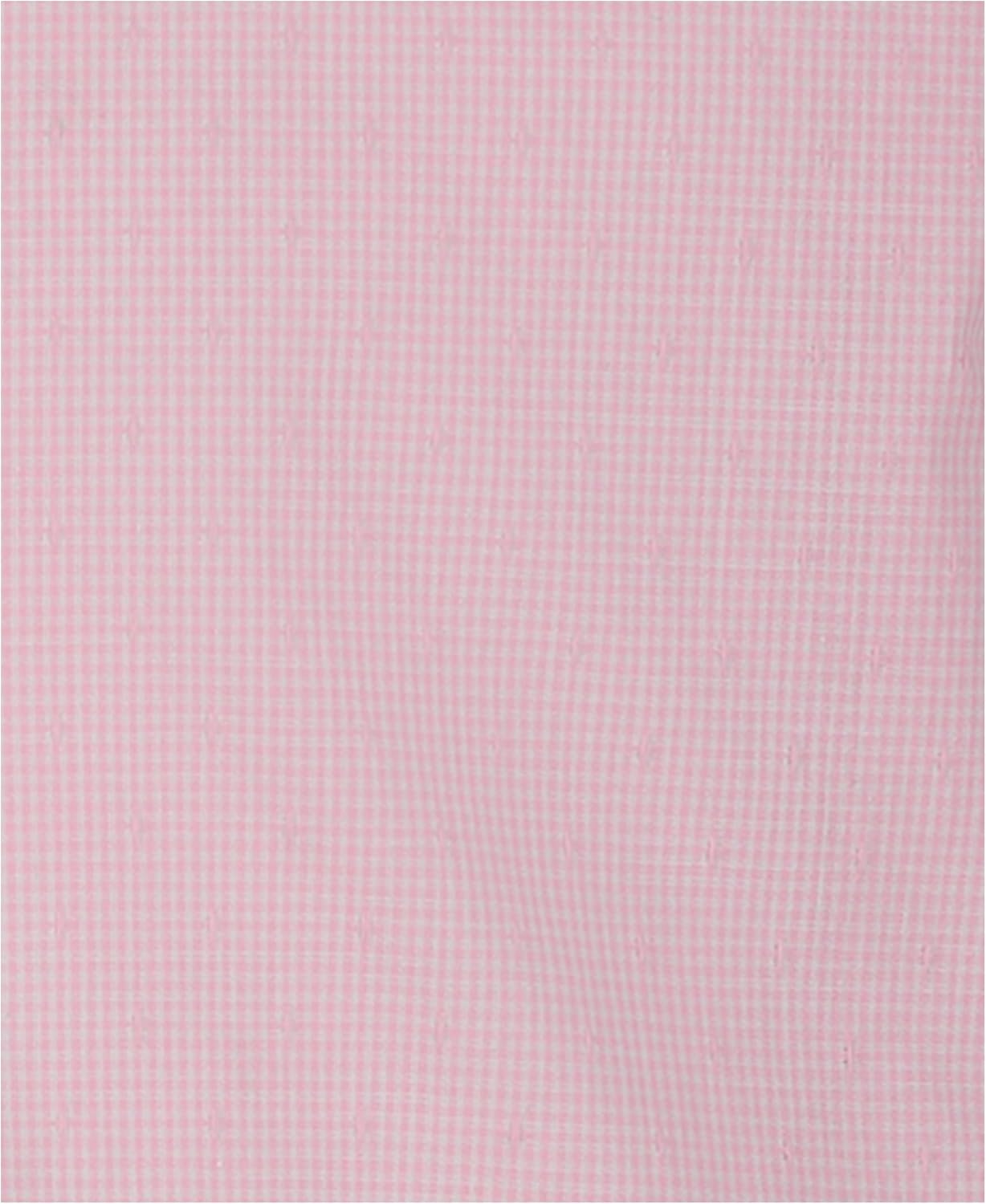 Tommy Hilfiger Boy's Long Sleeve Dress Shirt, Collared Button-down With Cuff Sleeves, Gingham Light Pink 10 image 3 of 4 B01IA8GSP4