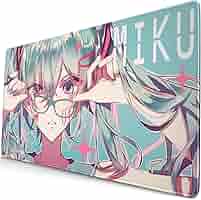 いのまたむつみ　イラストレーションズ　hades マウスパッド付き HYTE マウスパッド Bunny Splash Desk Pad カナダ出身