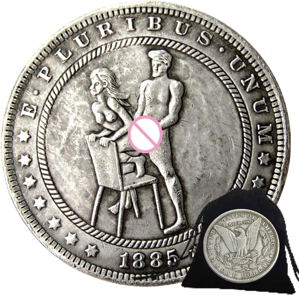 I Love You Memory Romantic Art Couple Love Coin Fun Lucky Gift Coin Party Challenge Coin Morgan Pocket Novelty Coin +Gift Bag (27)