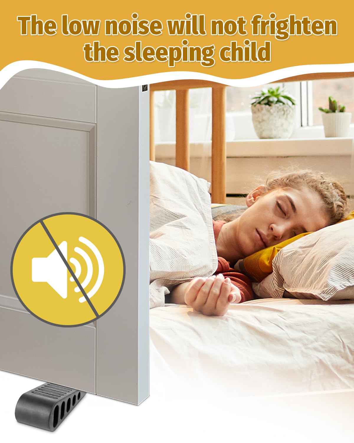 BELLALICHT Lot De 2 Butoirs De Porte En Caoutchouc Antidérapant Avec Support, Cales En Caoutchouc Pour Toutes Les Surfaces, Pour Salle De Bain, Porte De Balcon, Chambre D'enfant